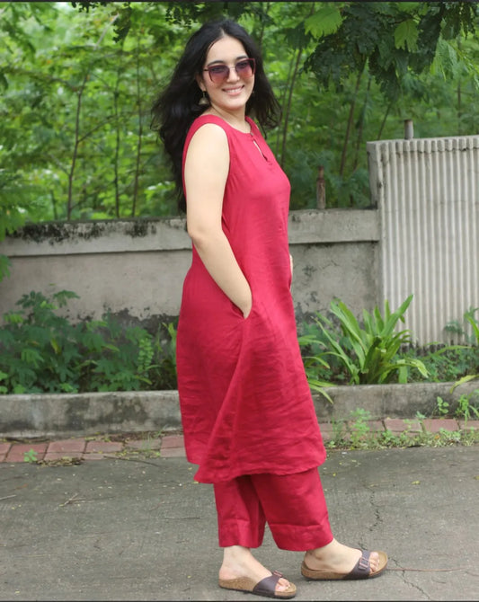 Cotton Kurta & Pant Set