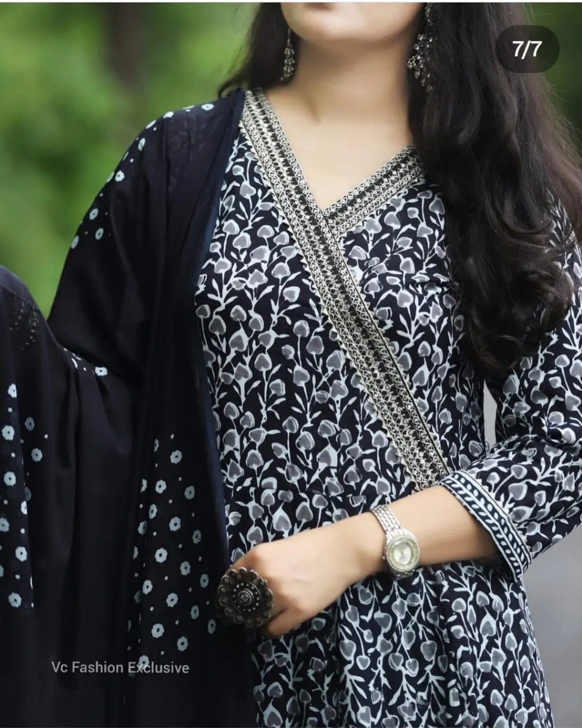 Multicolor Viscose Rayon Kurta and Pant Set with Dupatta.