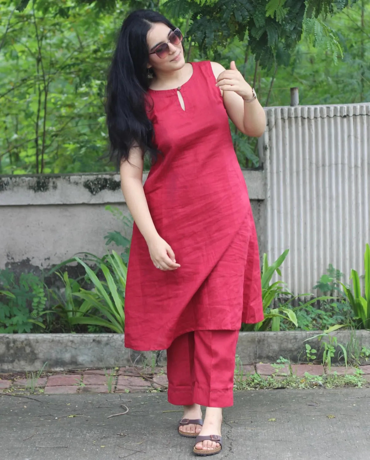 Cotton Kurta &  Pant Set